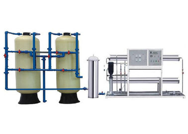 equipamento do tratamento da água do RO 5000LPH, purificador da água do RO de 2 fases com tanques de FRP