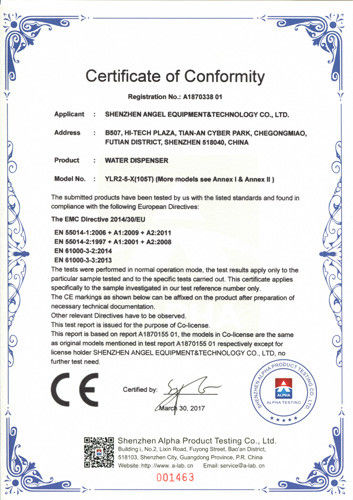 China Shenzhen Angel Equipment &amp; Technology Co., Ltd. Certificações