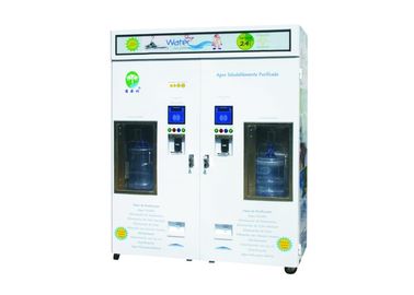 Máquina de venda automática pura da água do RO da janela dupla com zonas de enchimento de RO-300D dois